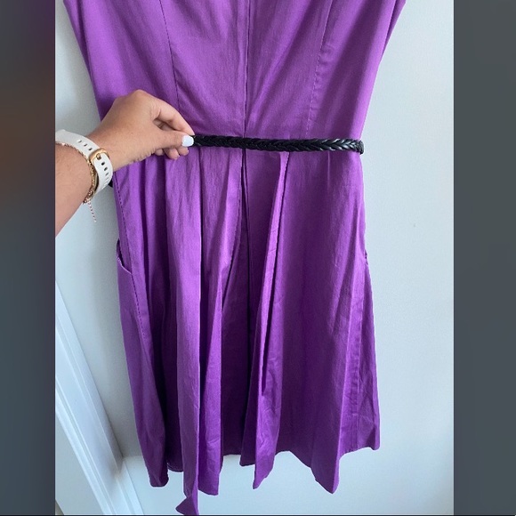 Jessica Simpson Fit & Flare Dress Pockets Size 4 - Picture 6 of 9